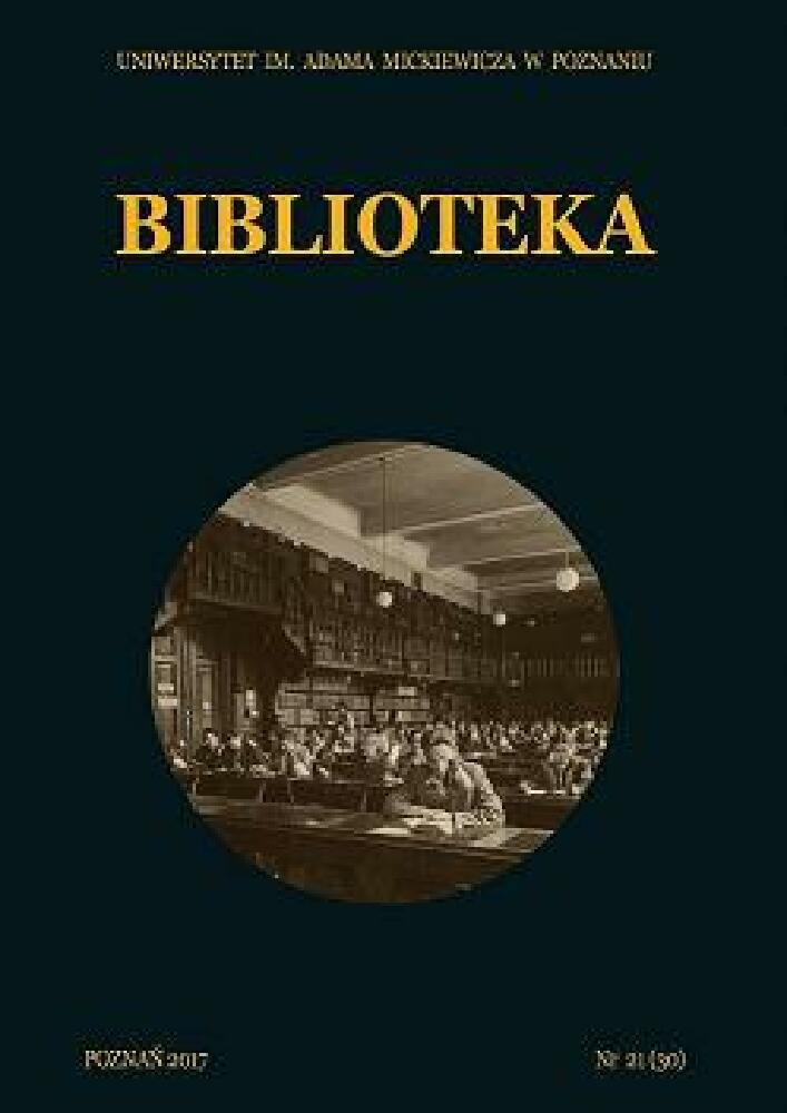 Okładka czasopisma Biblioteka