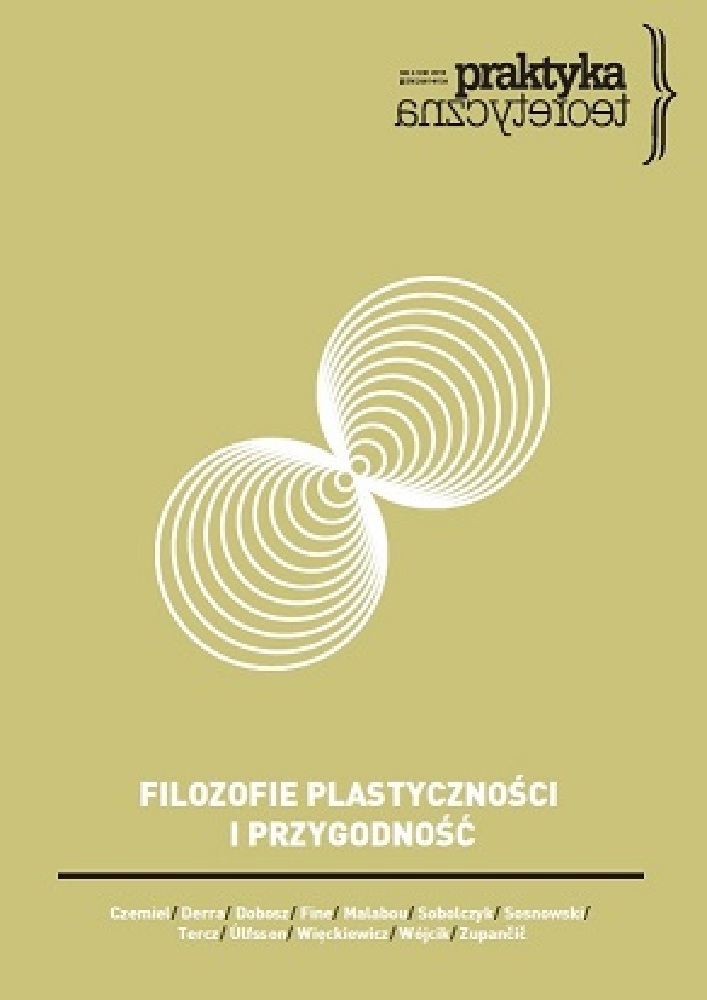 Okładka czasopisma Praktyka Teoretyczna, tom 28, nr 2, rok 2018, tytuł FILOZOFIE PLASTYCZNOŚCI I PRZYGODNOŚCI