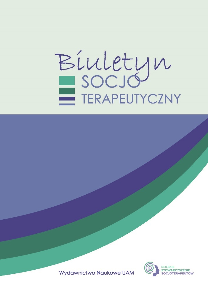 Okładka czasopisma Biuletyn Socjoterapeutyczny