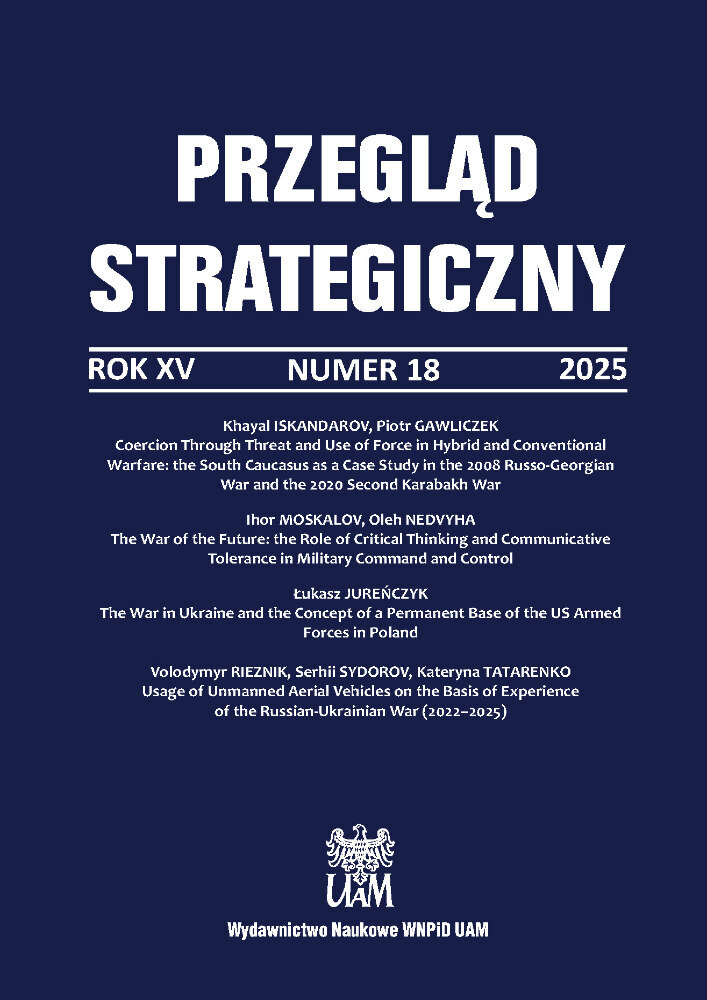 Okładka czasopisma Przegląd Strategiczny, nr 18, rok 2025
