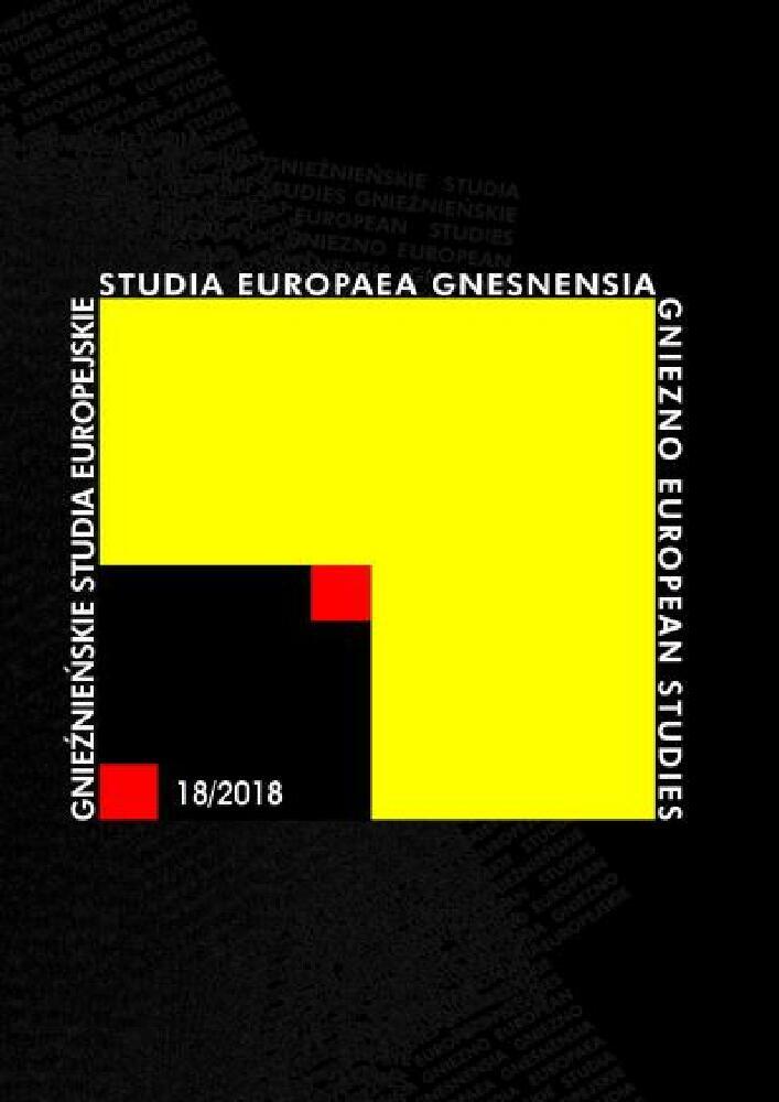 Okładka czasopisma Studia Europaea Gnesnensia, nr 18, rok 2018