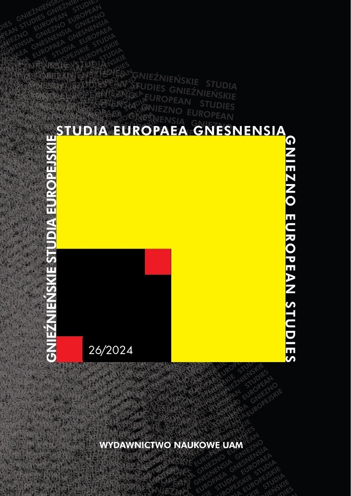 Okładka czasopisma Studia Europaea Gnesnensia, nr 26, rok 2024