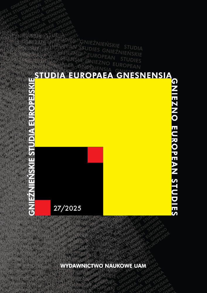 Okładka czasopisma Studia Europaea Gnesnensia, nr 27, rok 2025