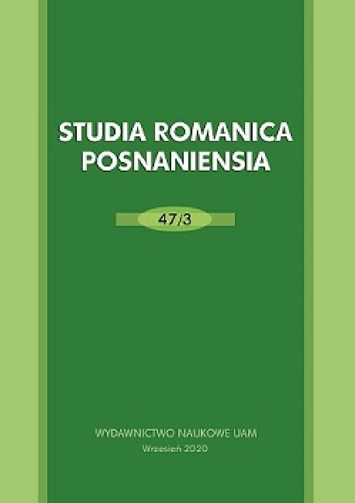 Okładka czasopisma Studia Romanica Posnaniensia