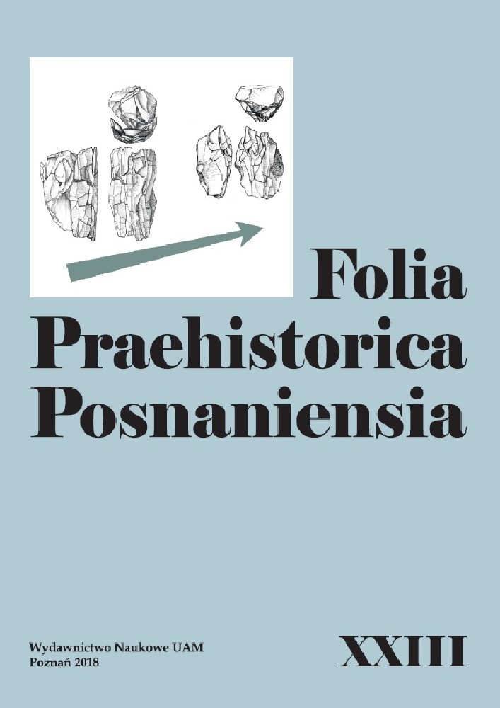 Okładka czasopisma Folia Praehistorica Posnaniensia, tom 23, rok 2018