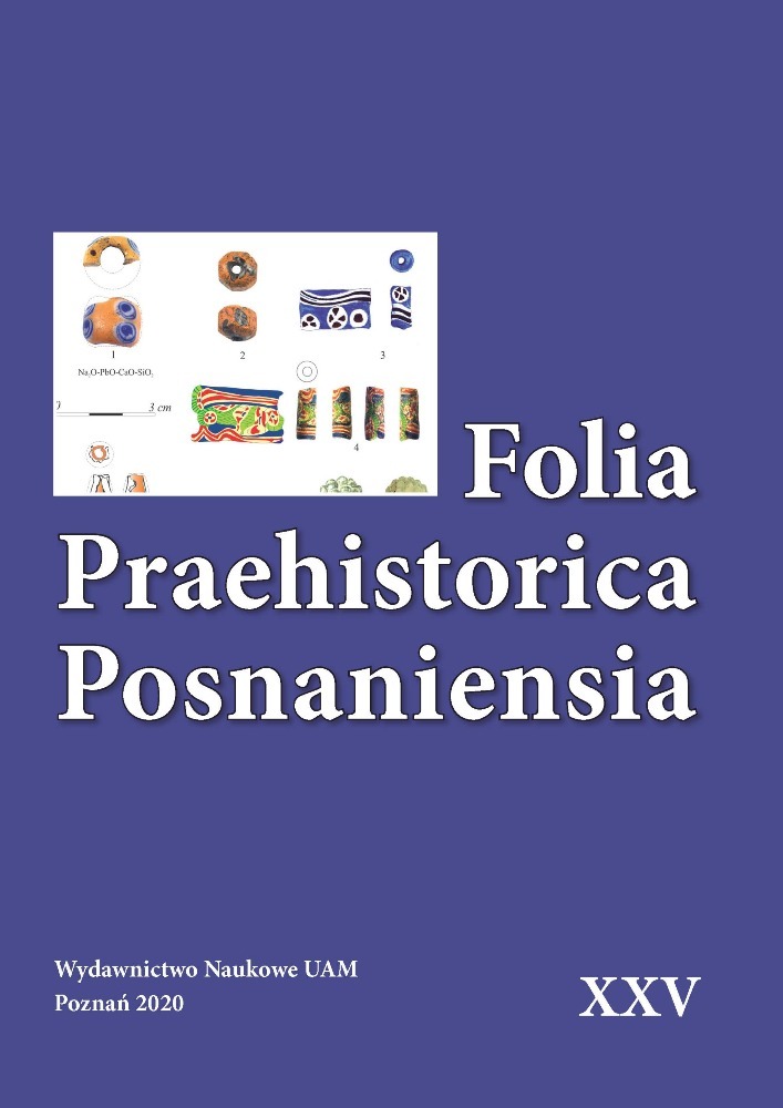 Okładka czasopisma Folia Praehistorica Posnaniensia, tom 25, rok 2020