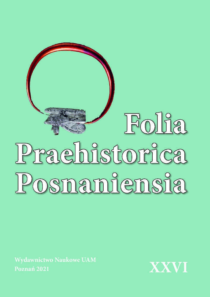 Okładka czasopisma Folia Praehistorica Posnaniensia, tom 26, rok 2021