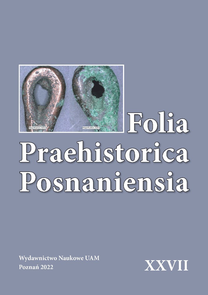 Okładka czasopisma Folia Praehistorica Posnaniensia, tom 27, rok 2022