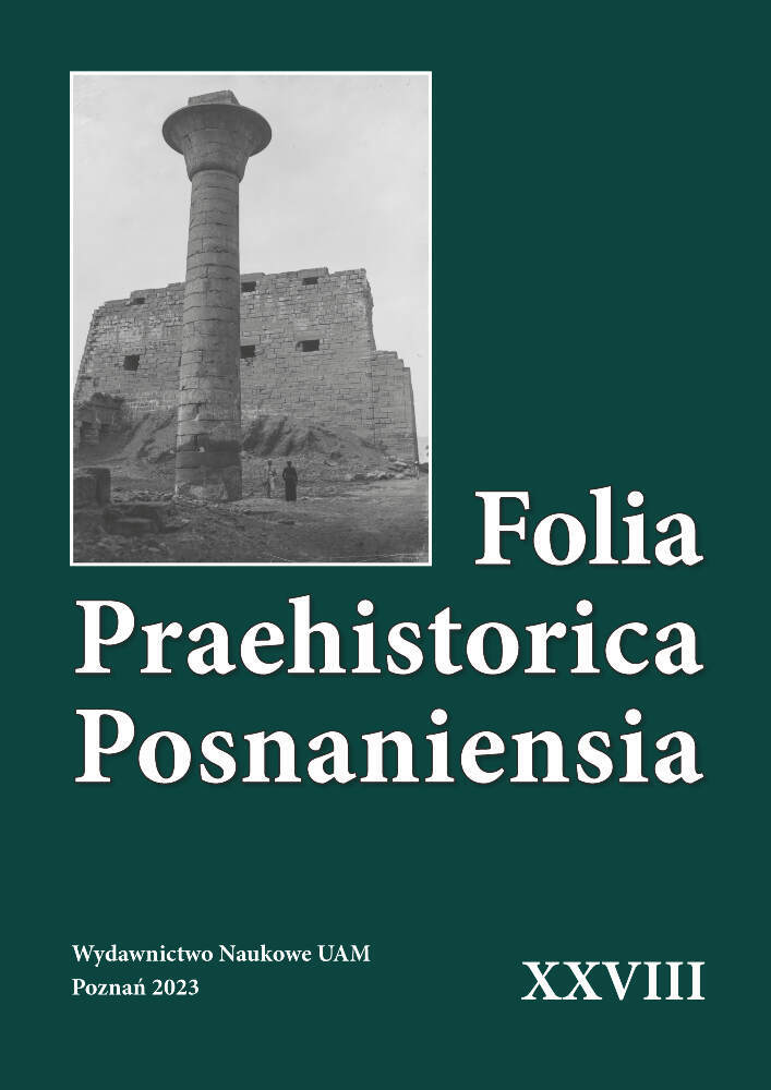 Okładka czasopisma Folia Praehistorica Posnaniensia, tom 28, rok 2023