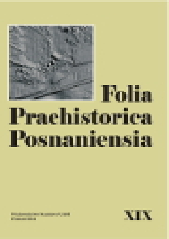 Okładka czasopisma Folia Praehistorica Posnaniensia, tom 19, rok 2014