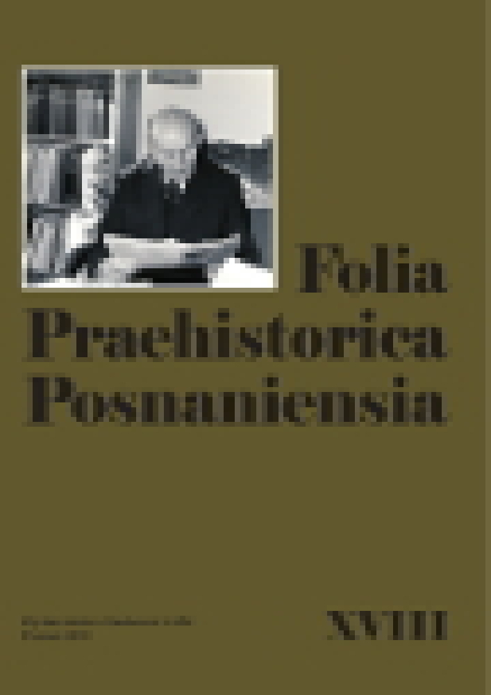 Okładka czasopisma Folia Praehistorica Posnaniensia, tom 18, rok 2013