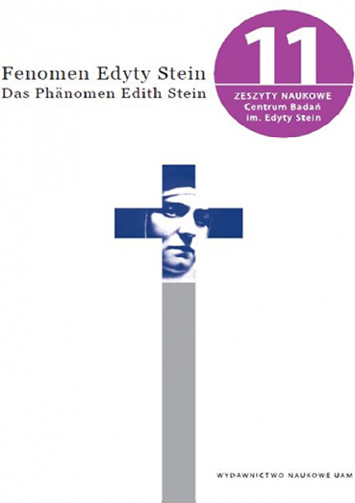 Journal cover Zeszyty Naukowe Centrum Badań im. Edyty Stein, no. 11, year 2014