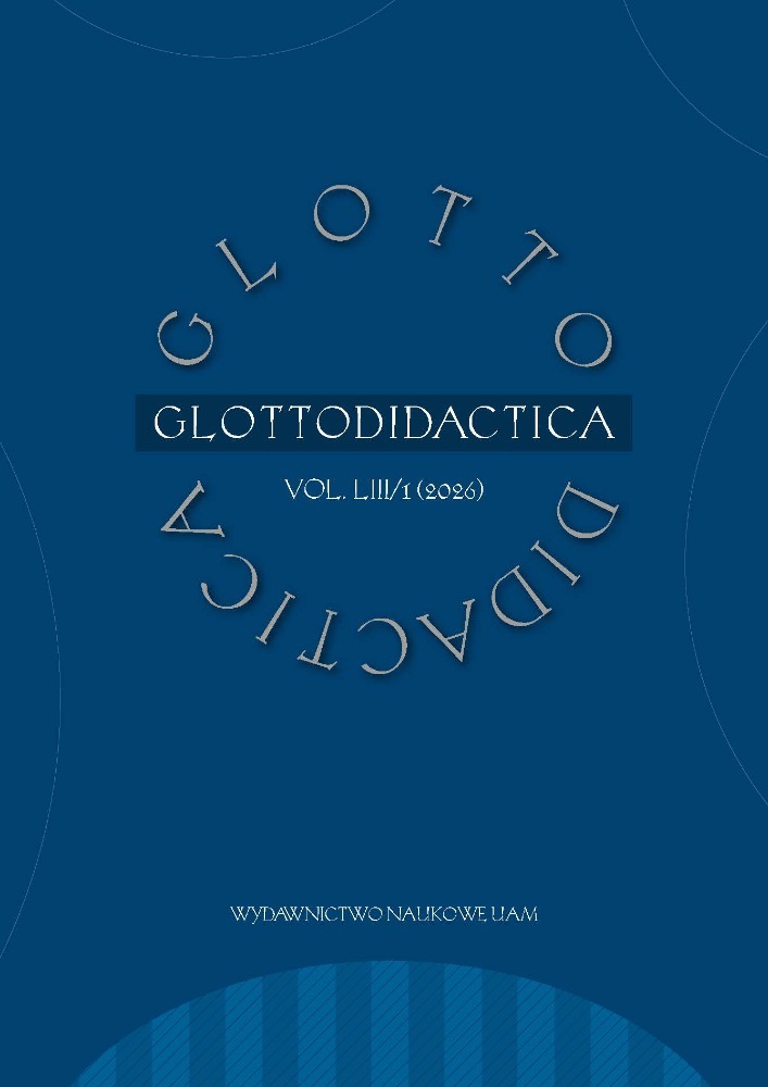 Journal cover Glottodidactica, volume 53, no. 1, year 2025