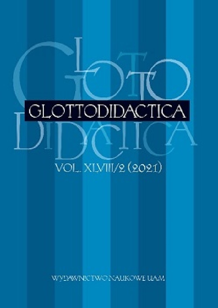 Okładka czasopisma Glottodidactica