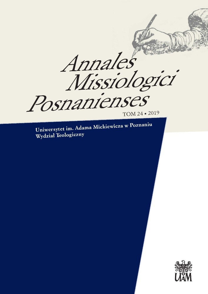 Okładka czasopisma Annales Missiologici Posnanienses, tom 24, rok 2019