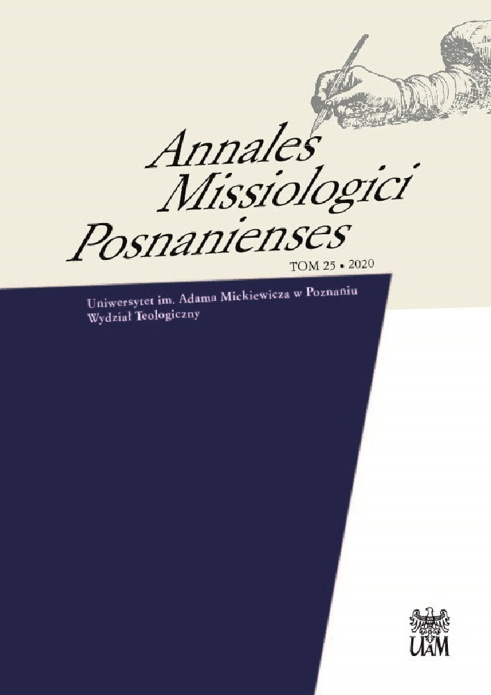 Okładka czasopisma Annales Missiologici Posnanienses, tom 25, rok 2020