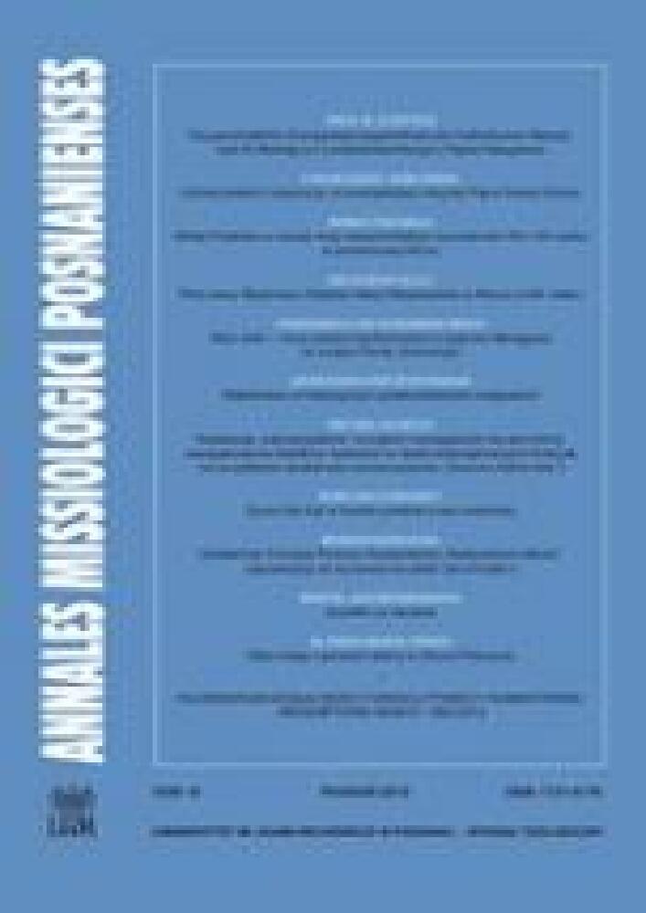 Okładka czasopisma Annales Missiologici Posnanienses, tom 18, rok 2012