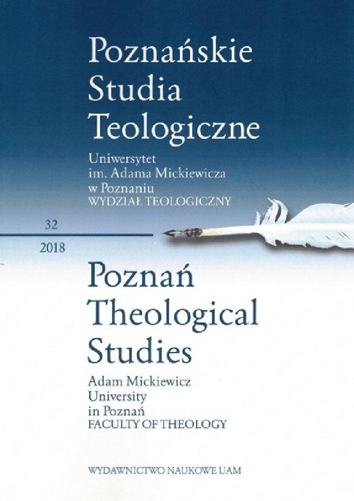 Okładka czasopisma Poznańskie Studia Teologiczne, tom 32, rok 2018