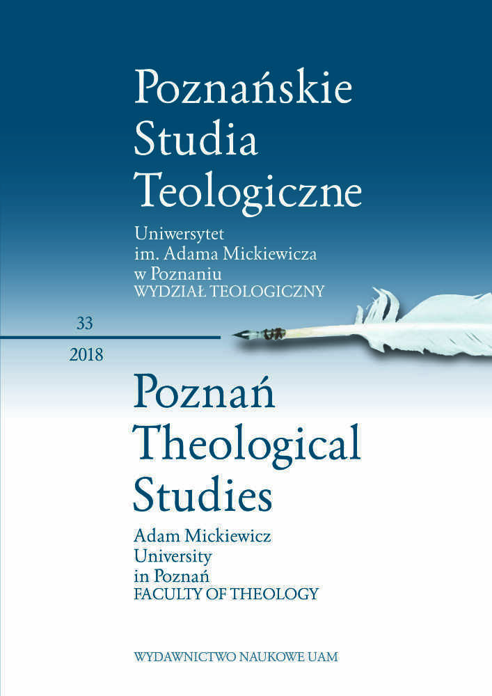Okładka czasopisma Poznańskie Studia Teologiczne, tom 33, rok 2018