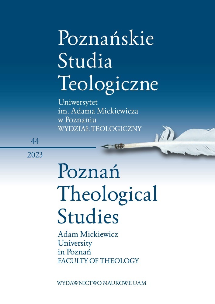 Okładka czasopisma Poznańskie Studia Teologiczne, tom 44, rok 2023