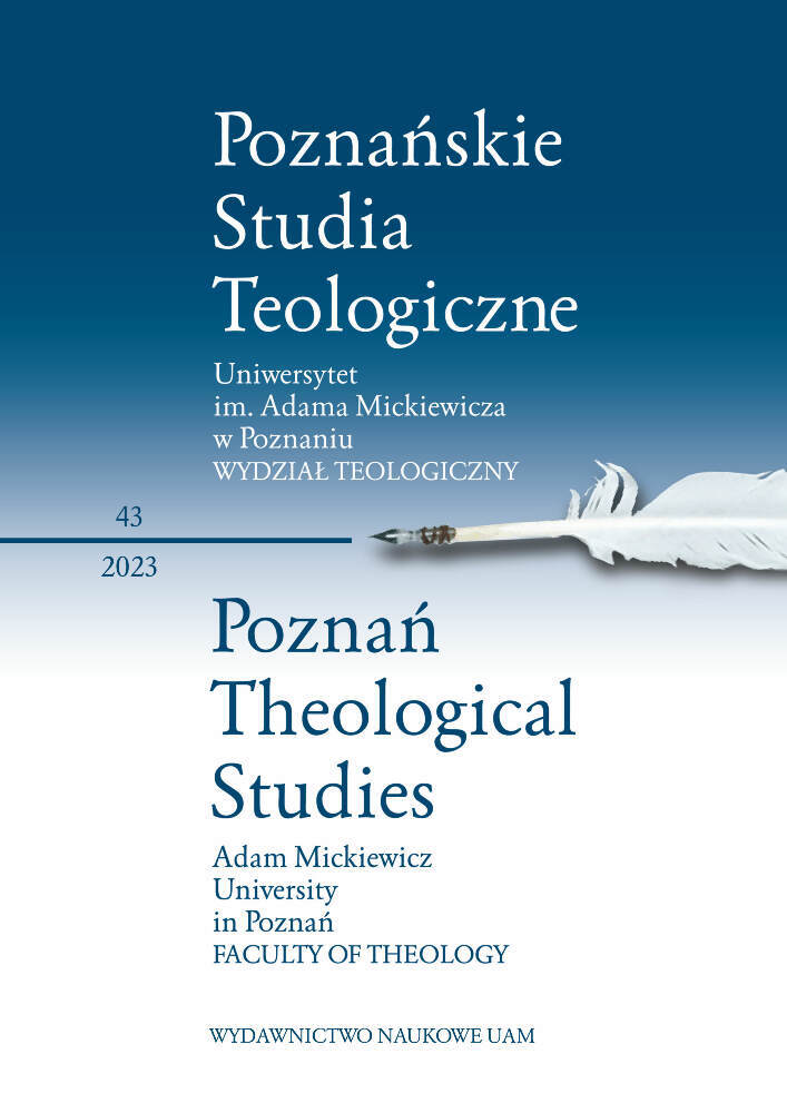 Okładka czasopisma Poznańskie Studia Teologiczne, tom 43, rok 2023