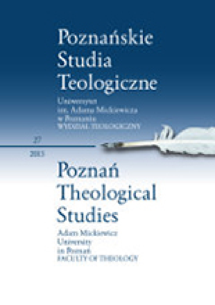 Okładka czasopisma Poznańskie Studia Teologiczne