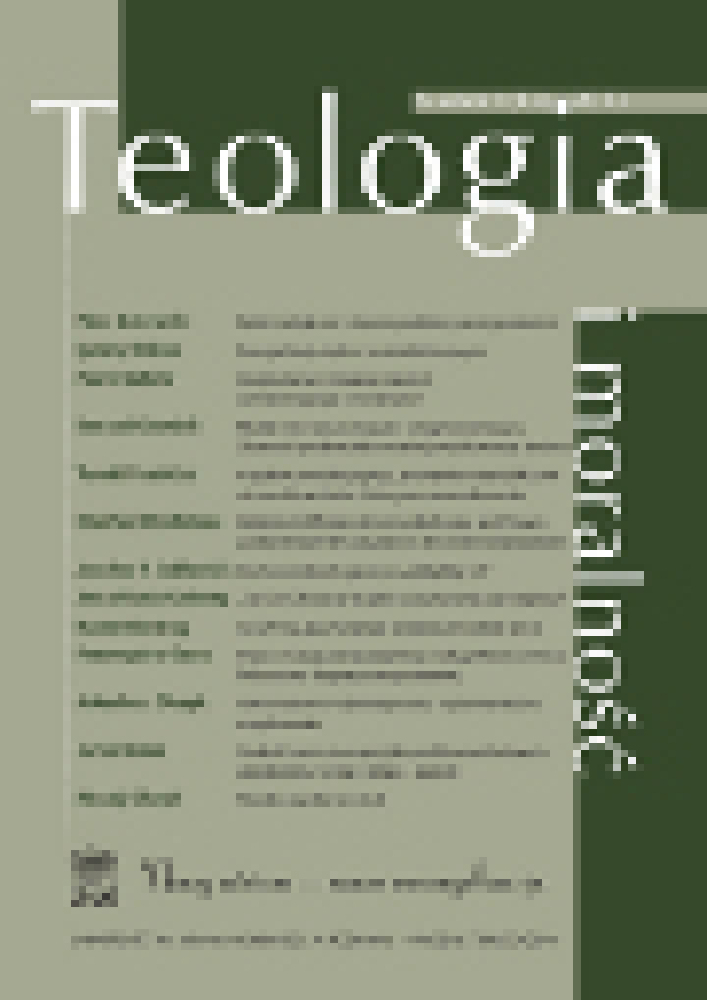 Okładka czasopisma Teologia i Moralność, tom 8, nr 1(13), rok 2013, tytuł Nowy ateizm - nowa ewangelizacja