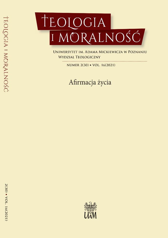 Okładka czasopisma Teologia i Moralność