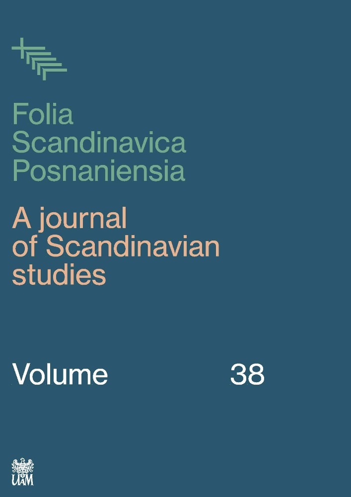 Journal cover Folia Scandinavica Posnaniensia, volume 38, year 2025