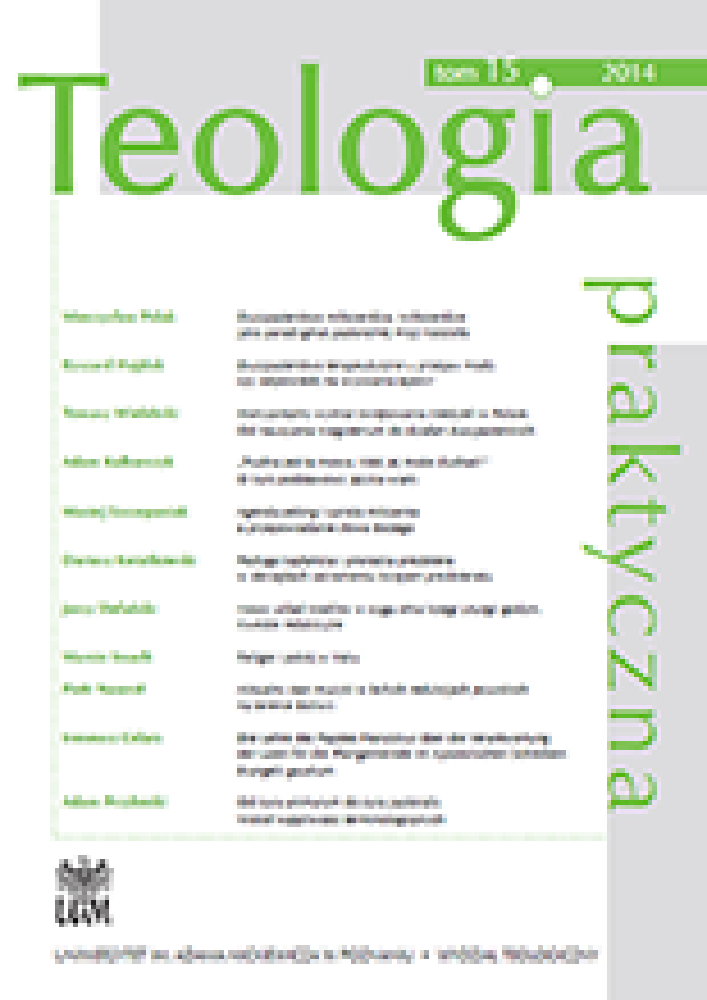 Okładka czasopisma Teologia Praktyczna