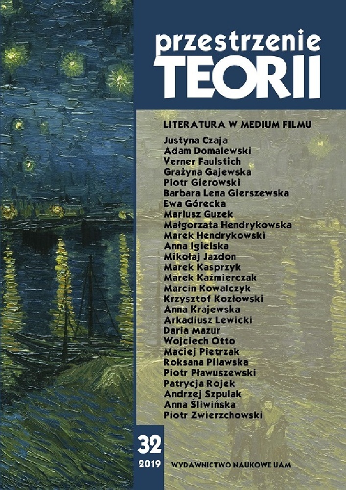Okładka czasopisma Przestrzenie Teorii, nr 32, rok 2019