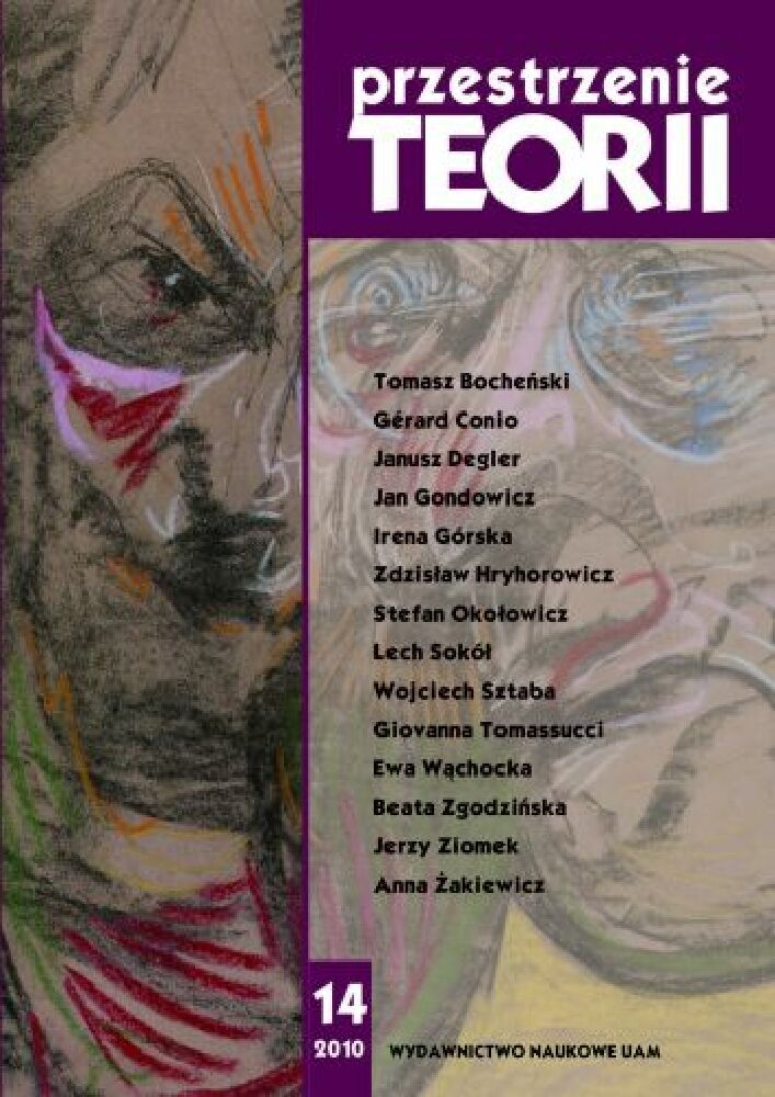Journal cover Przestrzenie Teorii, no. 14, year 2010
