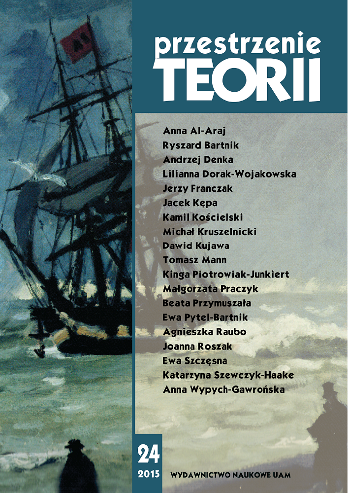 Okładka czasopisma Przestrzenie Teorii, nr 24, rok 2015