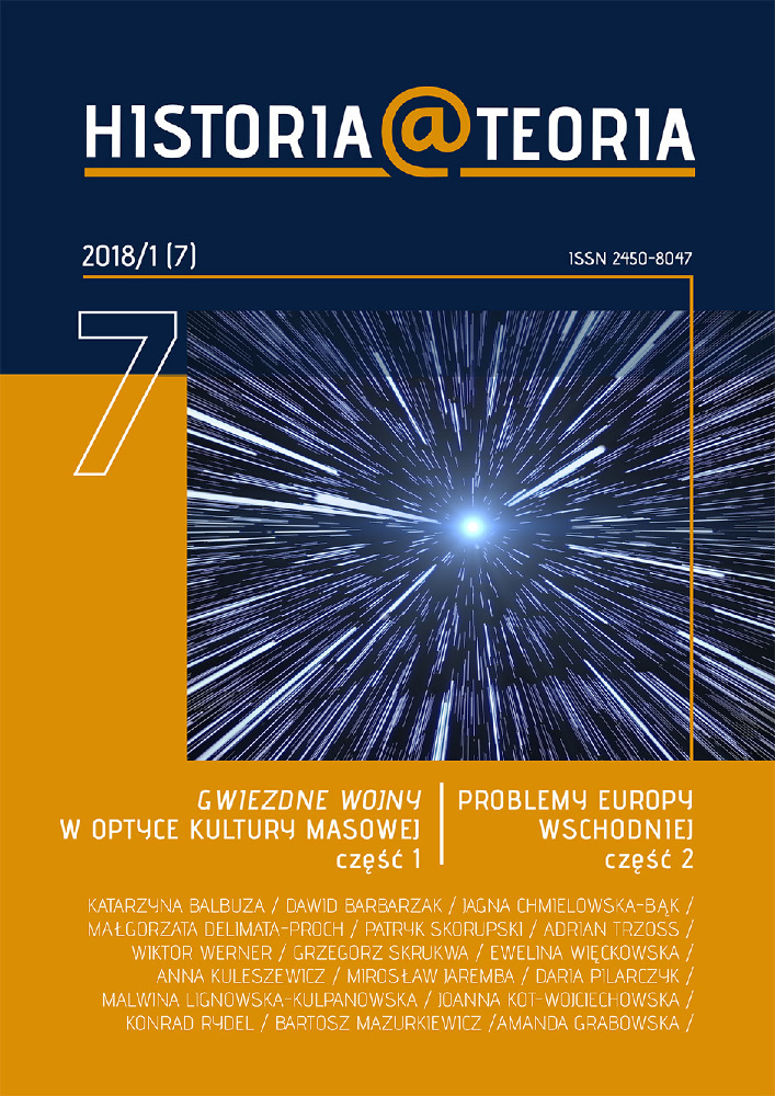 Okładka czasopisma Historia@Teoria, tom 1, nr 7, rok 2018