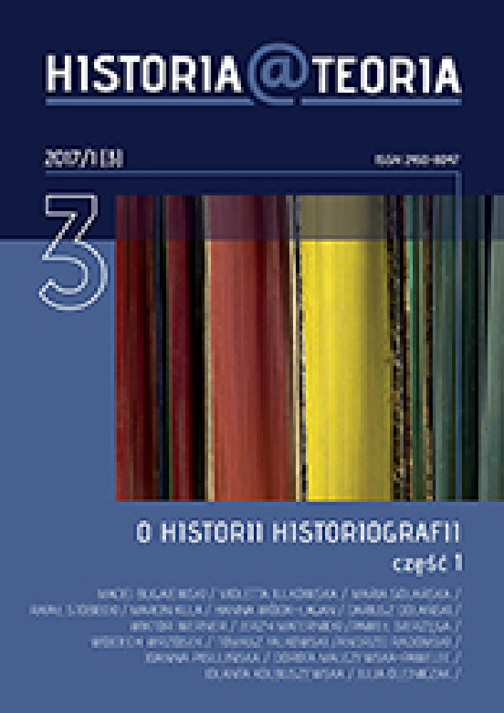 Okładka czasopisma Historia@Teoria, tom 1, nr 3, rok 2017