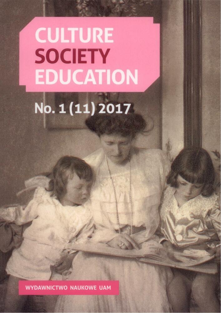 Okładka czasopisma Kultura-Społeczeństwo-Edukacja, tom 11, nr 1, rok 2017