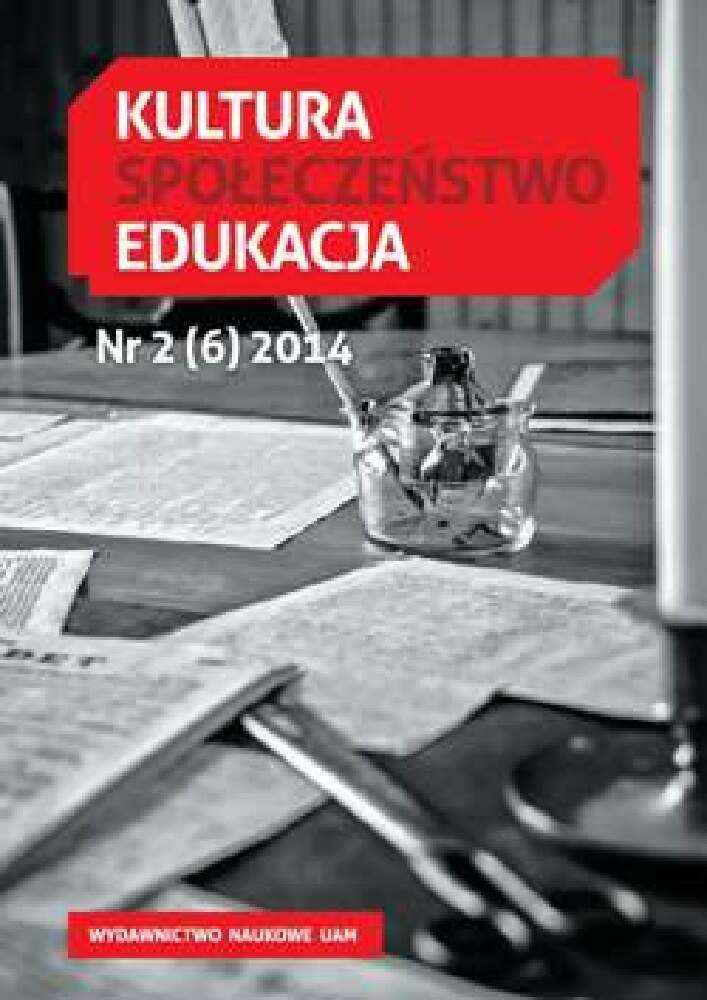 Okładka czasopisma Kultura-Społeczeństwo-Edukacja, tom 6, nr 2, rok 2014