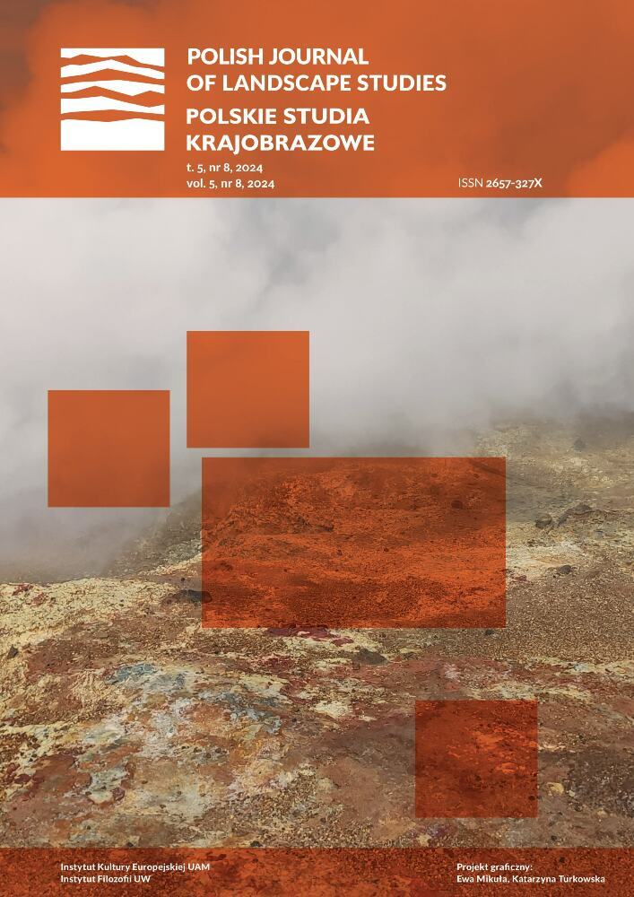 Okładka czasopisma Polish Journal of Landscape Studies, tom 5, nr 8, rok 2024