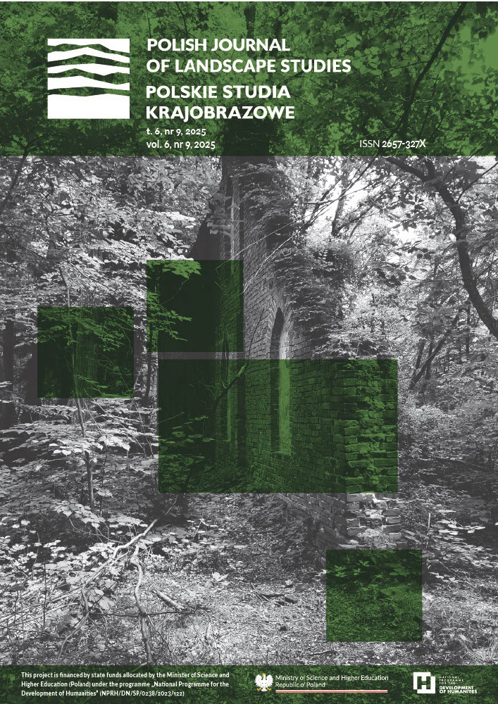 Okładka czasopisma Polskie Studia Krajobrazowe, tom 6, nr 9, rok 2025