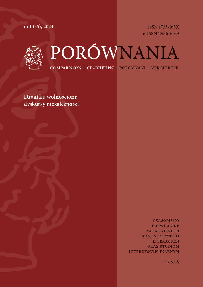 Journal cover Porównania, volume 35, no. 1, year 2024