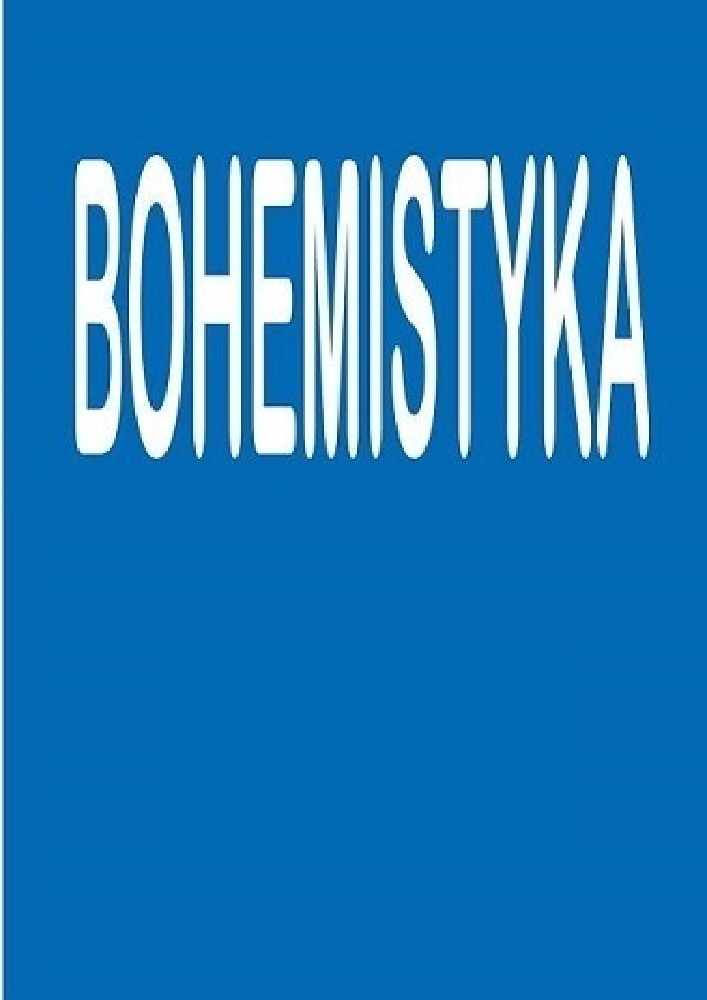 Okładka czasopisma Bohemistyka, tom 21, nr 1, rok 2021