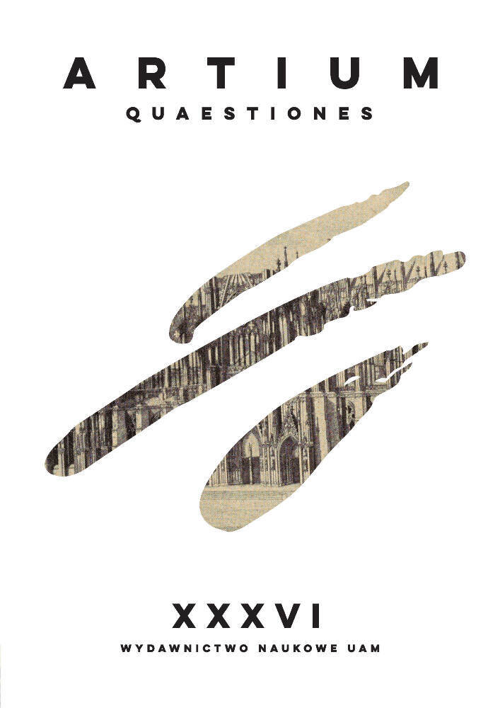 Okładka czasopisma Artium Quaestiones, nr 36, rok 2025
