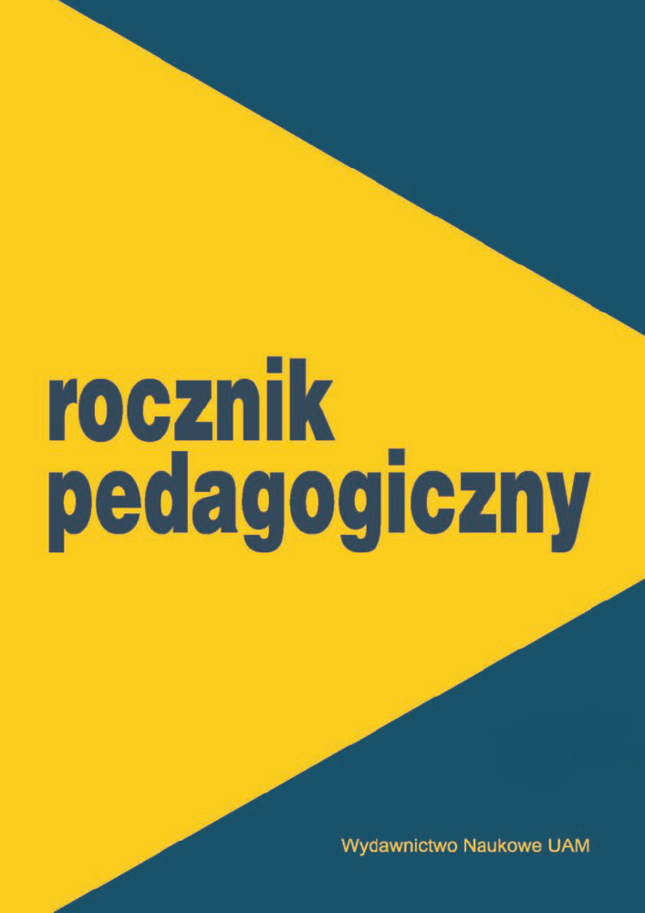 Okładka czasopisma Rocznik Pedagogiczny, tom 45, rok 2022