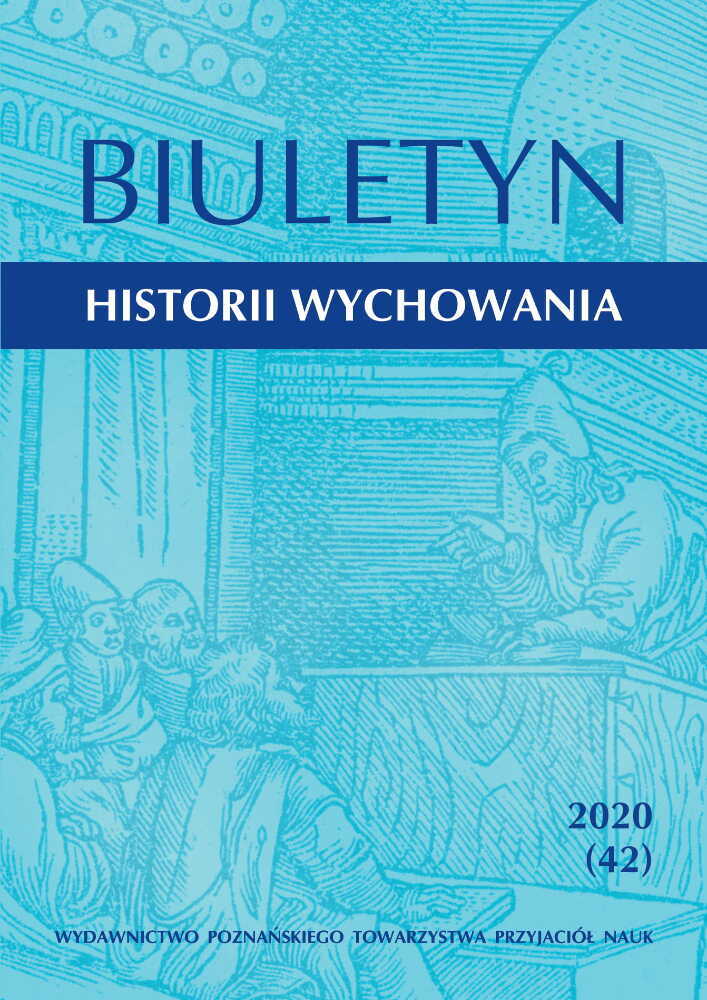 Okładka czasopisma Biuletyn Historii Wychowania, nr 42, rok 2020