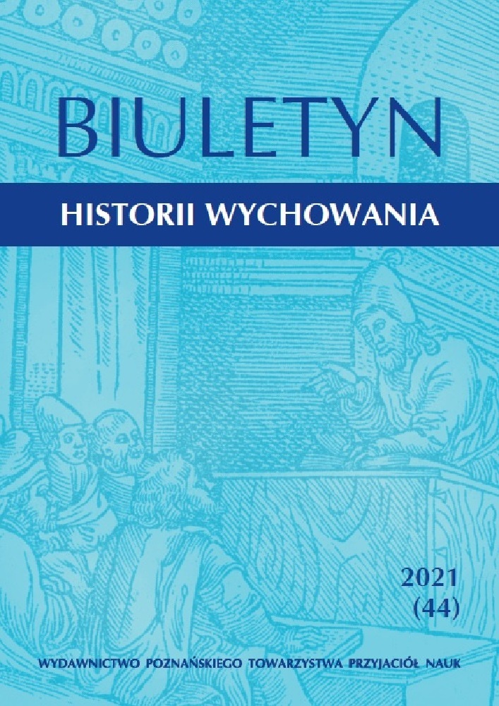 Okładka czasopisma Biuletyn Historii Wychowania, nr 44, rok 2021