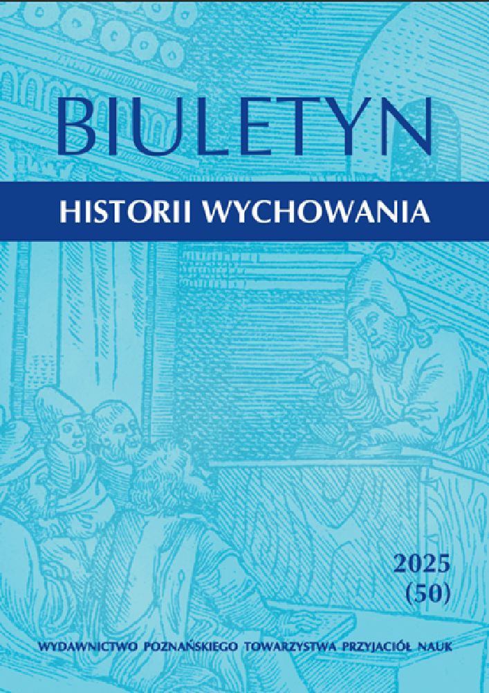 Okładka czasopisma Biuletyn Historii Wychowania, nr 50, rok 2025