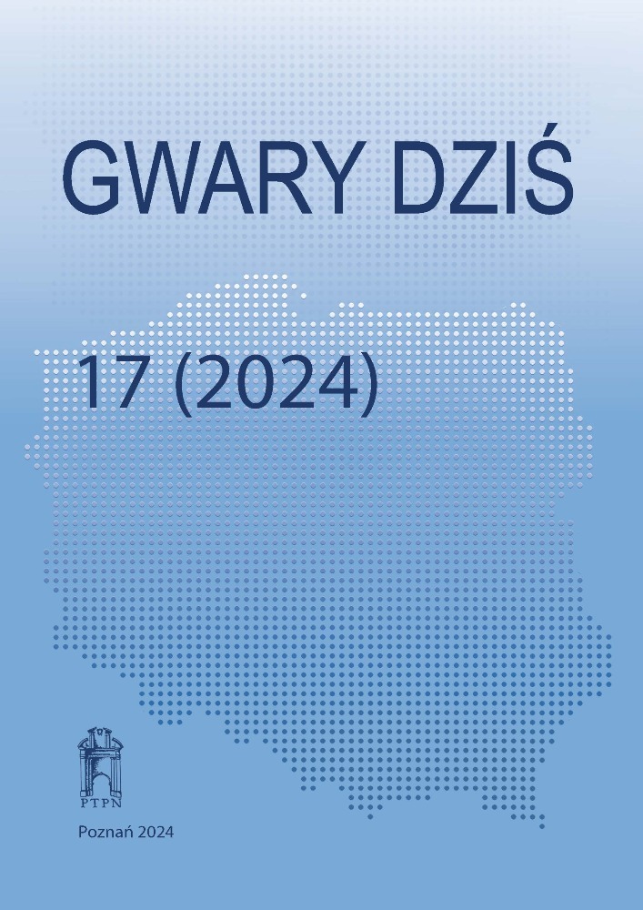 okładka tomu 17 za 2024 czasopisma Gwary Dziś