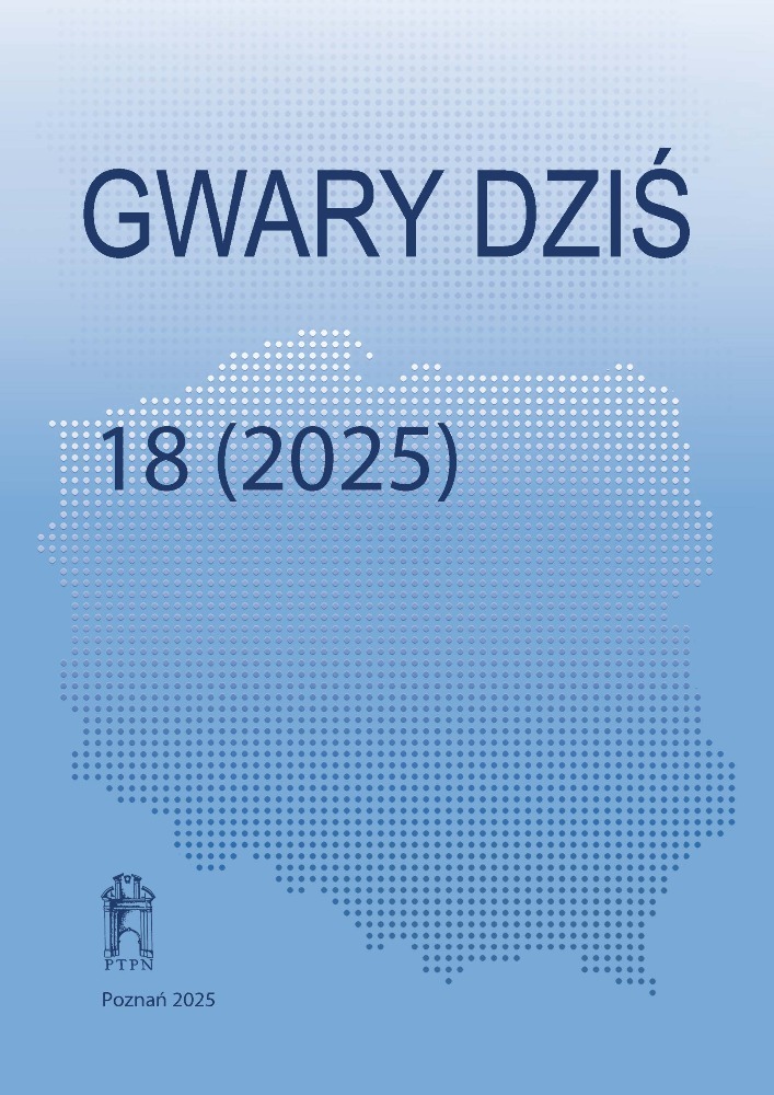 Okładka czasopisma Gwary Dziś, tom 18, rok 2025