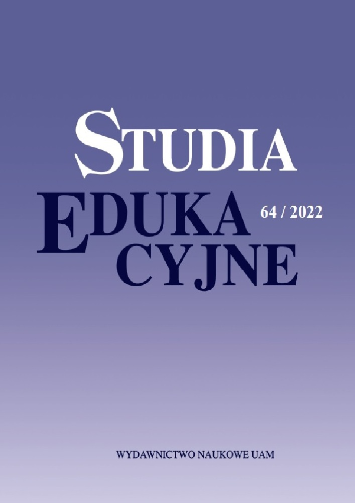 Okładka czasopisma Studia Edukacyjne, nr 64, rok 2022