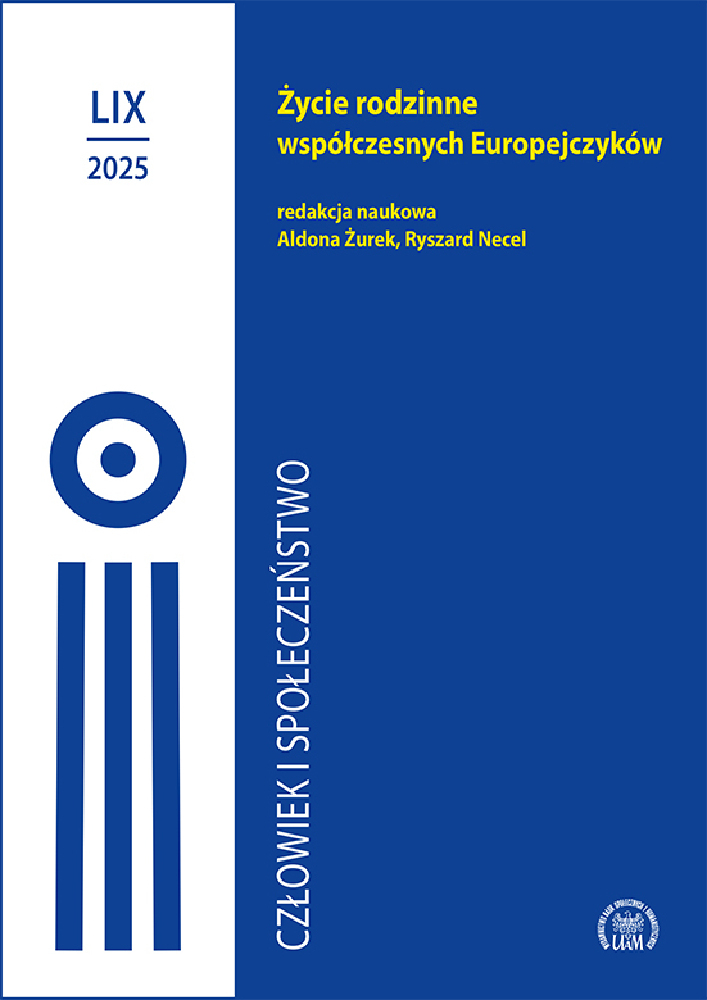 Okładka czasopisma Człowiek i Społeczeństwo, tom 59, rok 2025